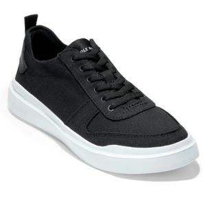 NEW Cole Haan GrandPro Rally Women's Canvas Court Sneakers -  Black Sz 6